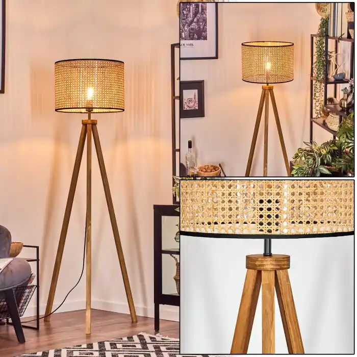 Ramila Staande lamp Natuurlijke kleuren, 1-licht Rechtstreeks Van De Fabrikant