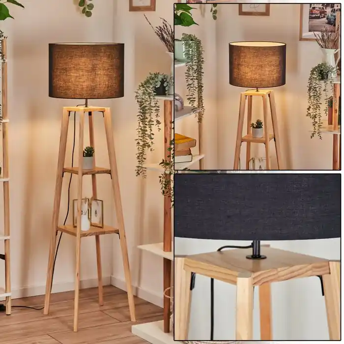 Uitverkoop Bassagoda Staande lamp Natuurlijke kleuren, 1-licht