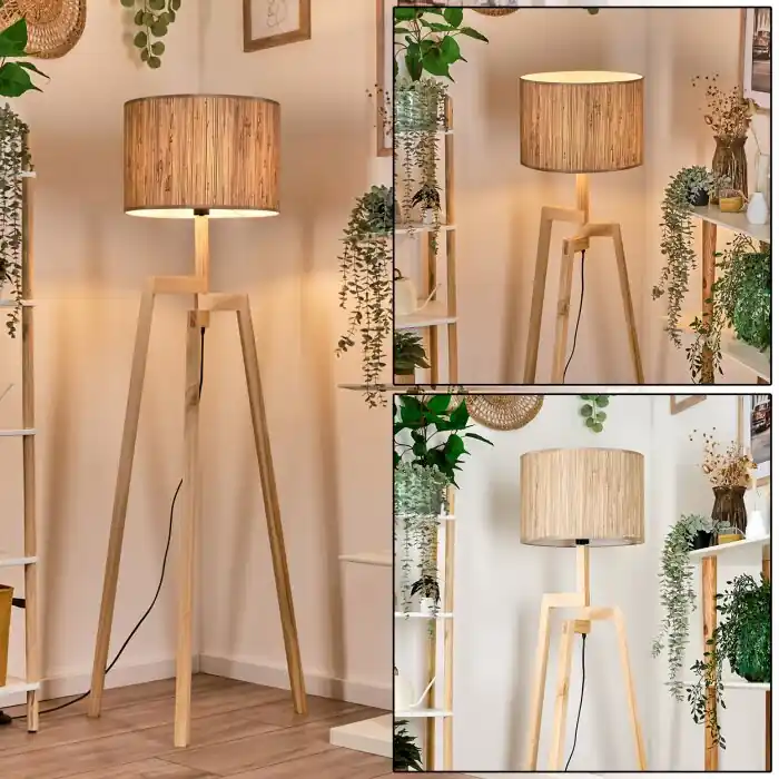 Bongal Staande lamp Natuurlijke kleuren, 1-licht Aanbieding
