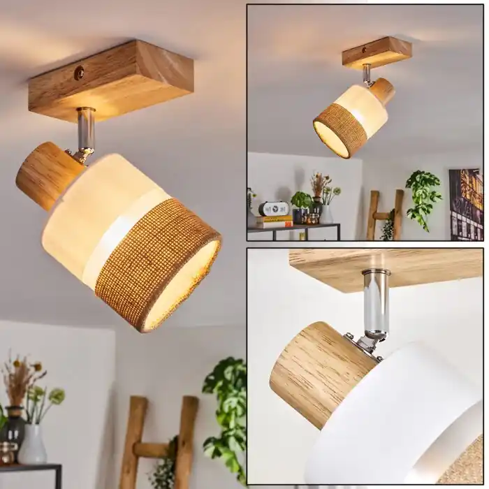Fallhagen Plafondlamp Natuurlijke kleuren, 1-licht Nieuw