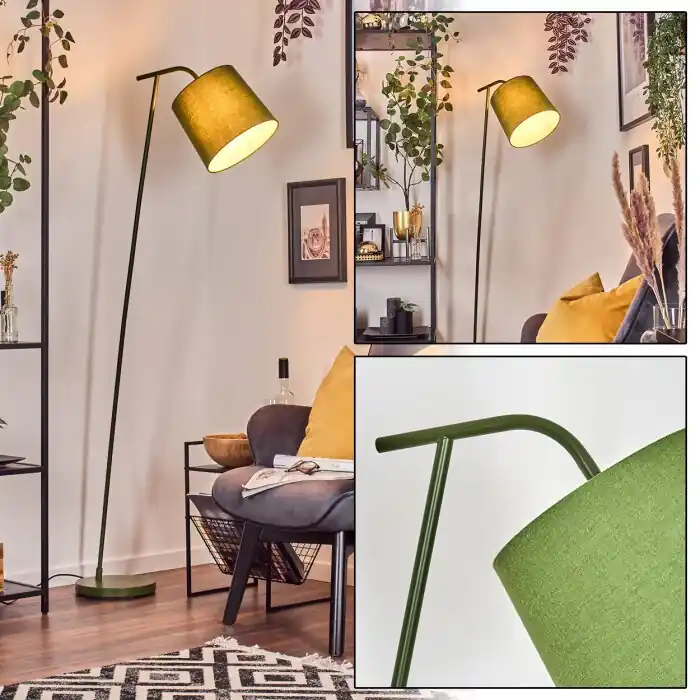 Express Levering Nobar Staande lamp, Leeslamp Groen, 1-licht