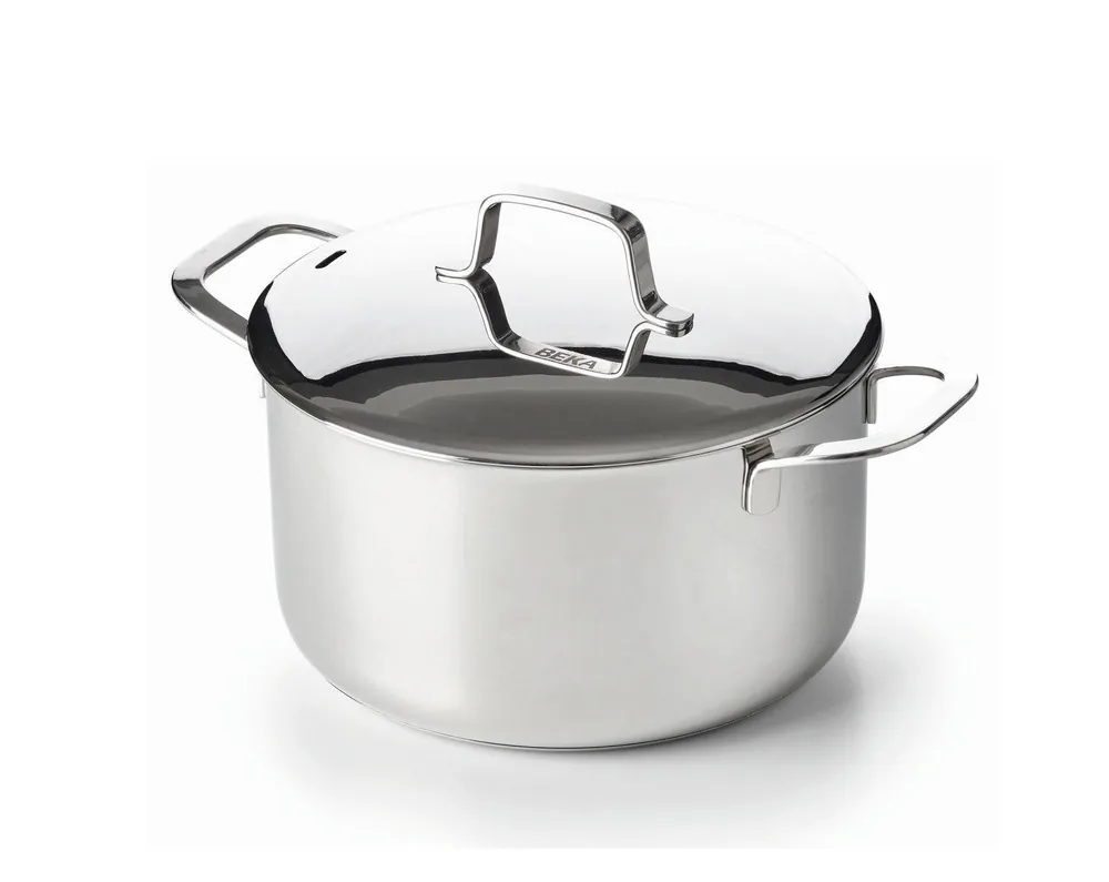 Beka Kookpan Maestro RVS met deksel ø 16 cm / 1.1 liter - geschikt voor alle warmtebronnen Gratis Retour