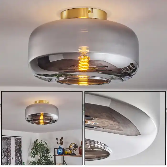Boza Plafondlamp Messing, 1-licht Express Levering