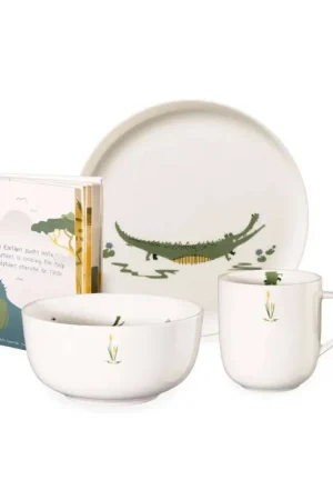 ASA Selection Kinderservies Kids Croco Krokodil 5-delig Merkproduct
