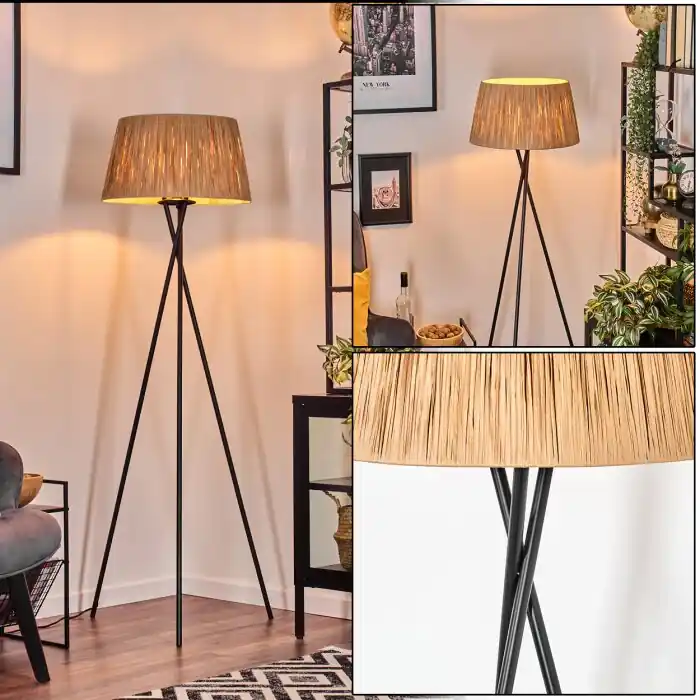 Granja Staande lamp Beige, 1-licht Finale Uitverkoop
