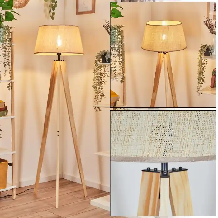 Veilige Betaling Sabadim Staande lamp Natuurlijke kleuren, 1-licht