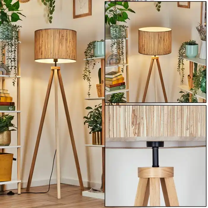 Speciale Aanbieding Bongal Staande lamp Natuurlijke kleuren, 1-licht