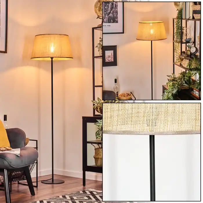 Sabadim Staande lamp Beige, Natuurlijke kleuren, 1-licht Populair