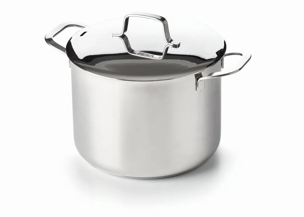 Beka Soeppan Maestro RVS met deksel ø 24 cm / 7.4 liter - geschikt voor alle warmtebronnen Fabrieksprijs