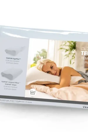 Meest Verkocht TEMPUR FIT Queen hoofdkussensloop tot 65 cm breed Crème