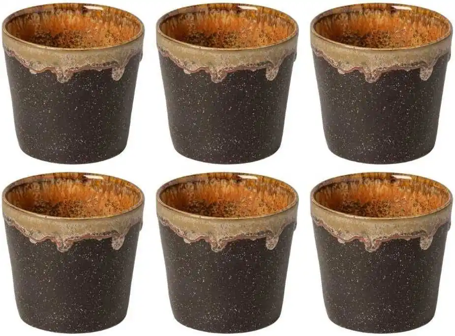 Costa Nova Koffiekopjes Casafina Poterie Mocha-Latte 190 ml - 6 stuks Koop Vandaag