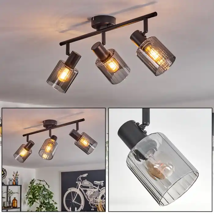 Op = Op Aggebo Plafondlamp Zwart, 3-lichts