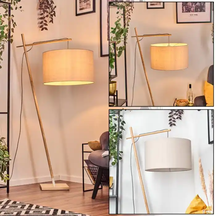 Flemming Staande lamp Natuurlijke kleuren, 1-licht Betrouwbaar