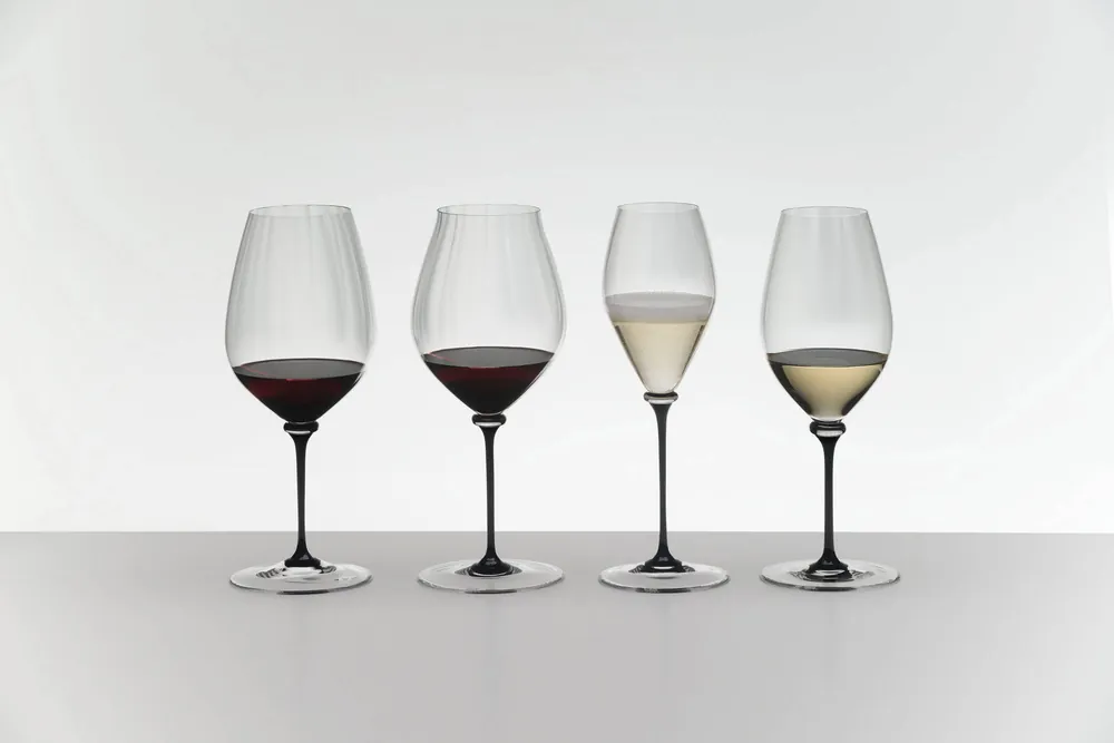 Hete Deal Riedel Rode Wijnglas Fatto A Mano Performance - Pinot Noir - Zwarte Steel - 830 ml