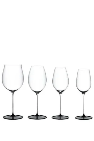 Weekendaanbieding Riedel Witte Wijnglas Fatto A Mano Black Tie - Sauvignon Blanc / Champagne - 464 ml