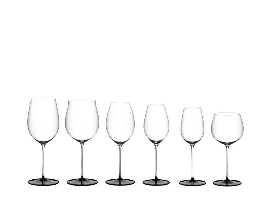 Weekendaanbieding Riedel Witte Wijnglas Fatto A Mano Black Tie - Sauvignon Blanc / Champagne - 464 ml