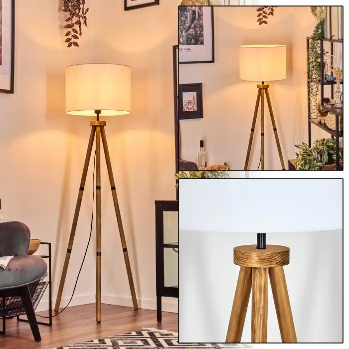 Bestel Nu Bassagoda Staande lamp Natuurlijke kleuren, 1-licht