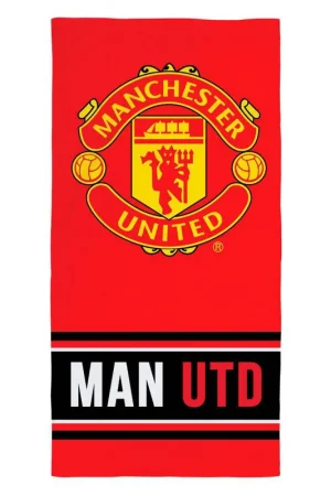 Official Fanwear Manchester United Strandlaken Rood (75 x 150 cm) Laatste Versie
