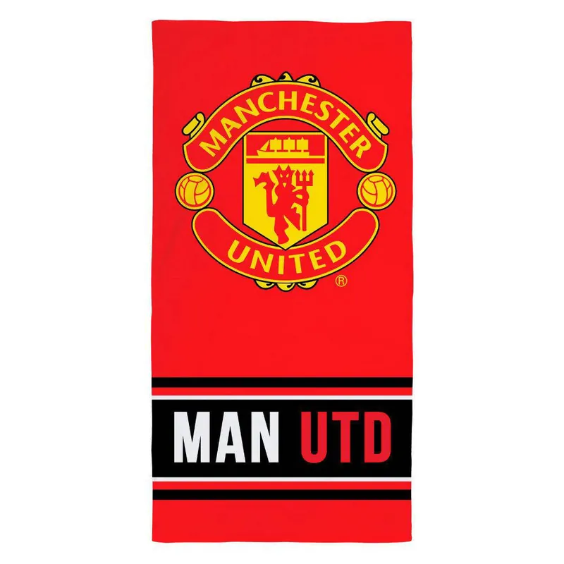 Official Fanwear Manchester United Strandlaken Rood (75 x 150 cm) Laatste Versie