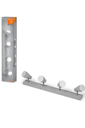 Gereduceerde Prijs Ledvance Spot Plafondlamp, Plafondspot LED Grijs, 4-lichts