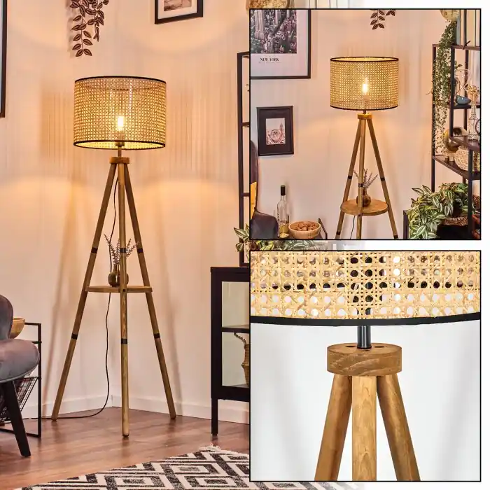 Lage Prijs Ramila Staande lamp Natuurlijke kleuren, 1-licht