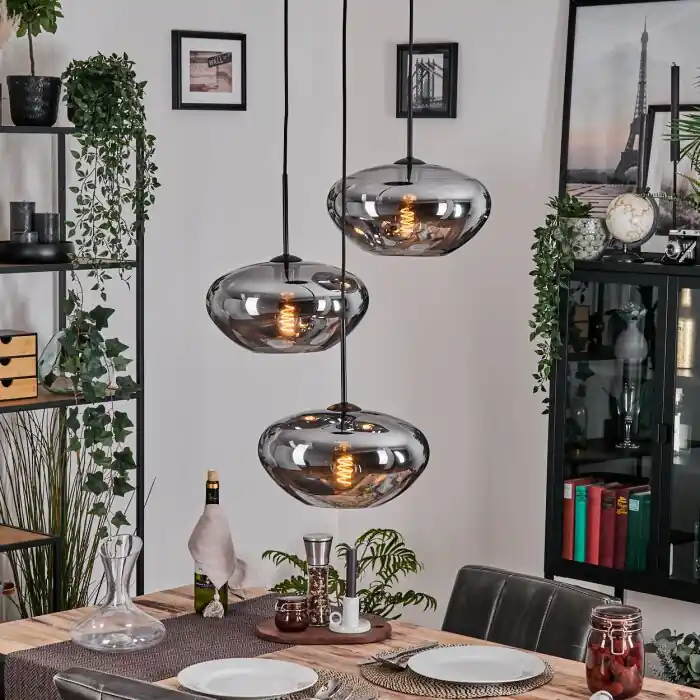 Mertola Hanglamp, Kogellampje Zwart, 3-lichts Koop Online