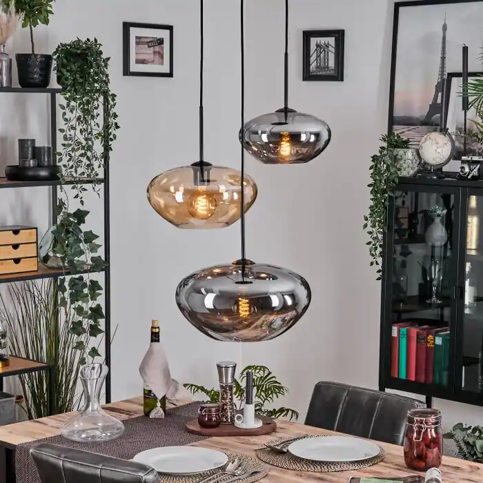 Hoge Kwaliteit Mertola Hanglamp, Kogellampje Zwart, 3-lichts