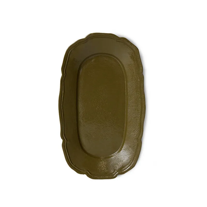 Uitverkoop HKLIVING serveerschaal New classics (22,5x13 cm)