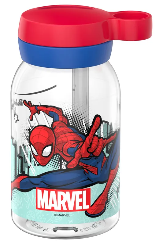 Shop Nu Mepal Campus waterfles met rietje (450 ml)
