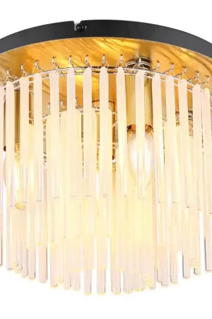 Snelle Levering Globo Gorley Plafondlamp Goud, 5-lichts
