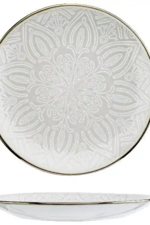 Cosy & Trendy Ontbijtborden / Dessertborden Murano Beige ø 20 cm - 6 Stuks Exclusieve Aanbieding