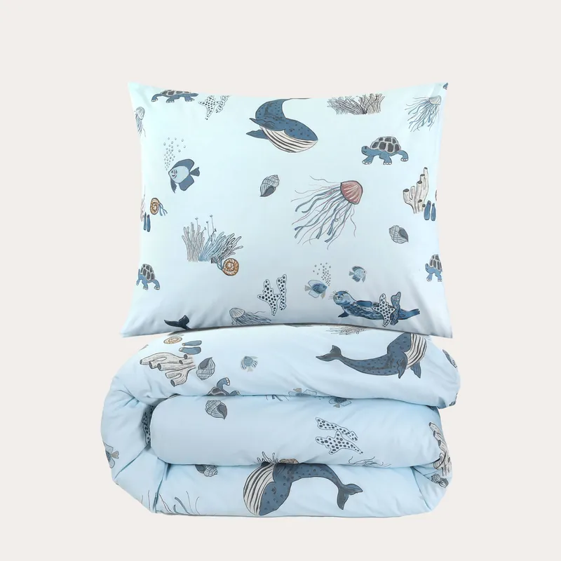 Exclusieve Aanbieding NOUS Kids katoenen dekbedovertrek 1 persoons (140x200 cm)