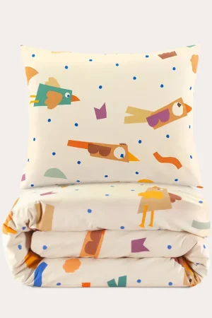 NOUS Kids katoenen dekbedovertrek 1-persoons (140x200 cm) Shop Nu