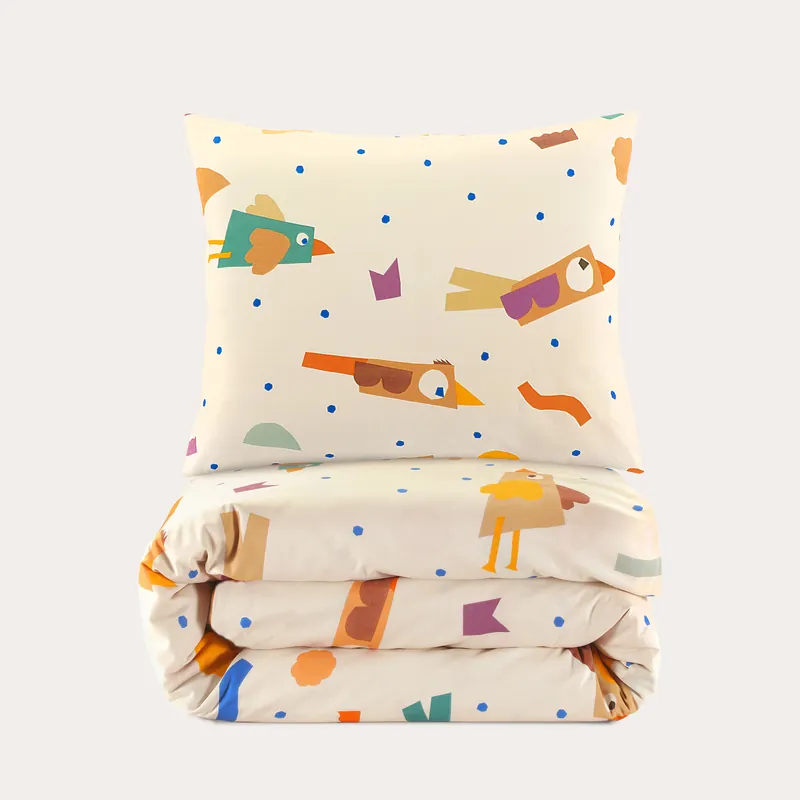 NOUS Kids katoenen dekbedovertrek 1-persoons (140x200 cm) Shop Nu