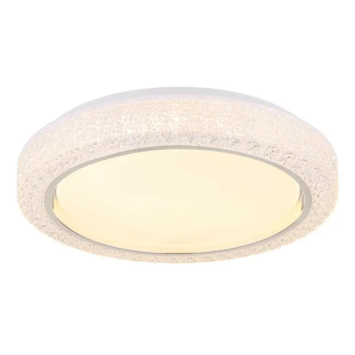 Globo Liami Plafondlamp LED Wit, 1-licht Flitsaanbieding