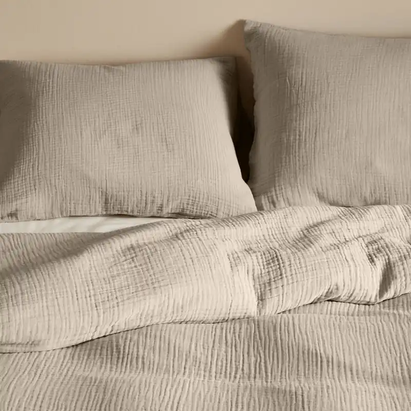 NOUS Living mousseline dekbedovertrek lits-jumeaux (240x220 cm) Speciale Aanbieding