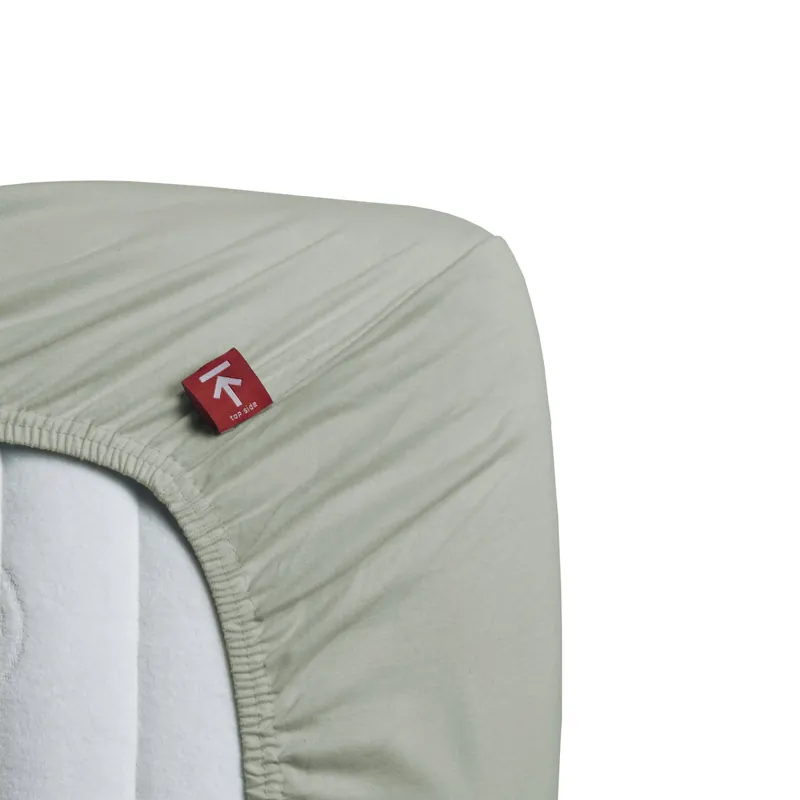 Beste Prijs Beddinghouse jersey hoeslaken (tot 35 cm) - grijsgroen