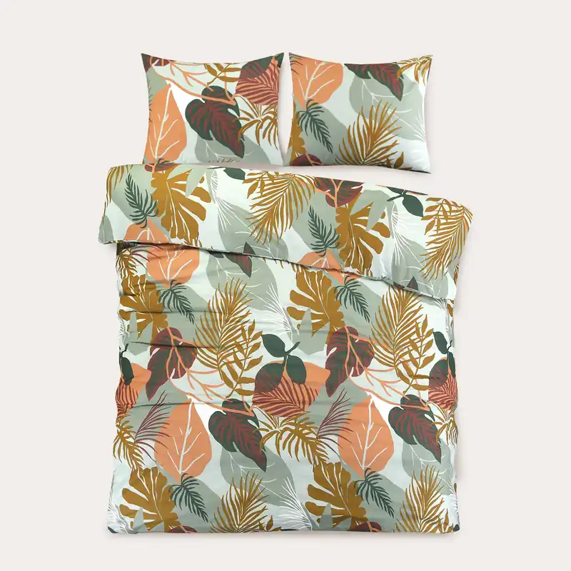 NOUS Living katoenen dekbedovertrek lits-jumeaux (240x220 cm) Betrouwbaar