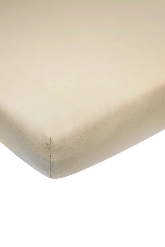 Finale Uitverkoop Meyco katoenen junior hoeslaken 70x140/150 cm sand