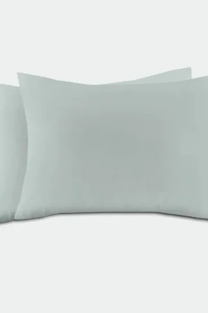Aanbieding NOUS Living basis kussensloop - lichtgroen (60x70 cm) (set van 2)