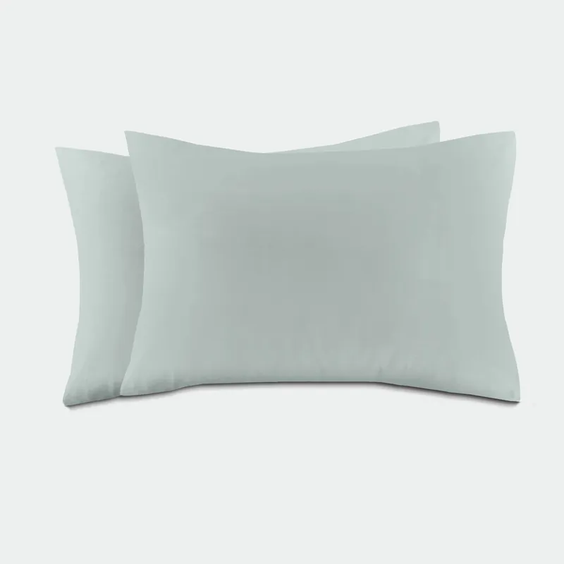 Aanbieding NOUS Living basis kussensloop - lichtgroen (60x70 cm) (set van 2)