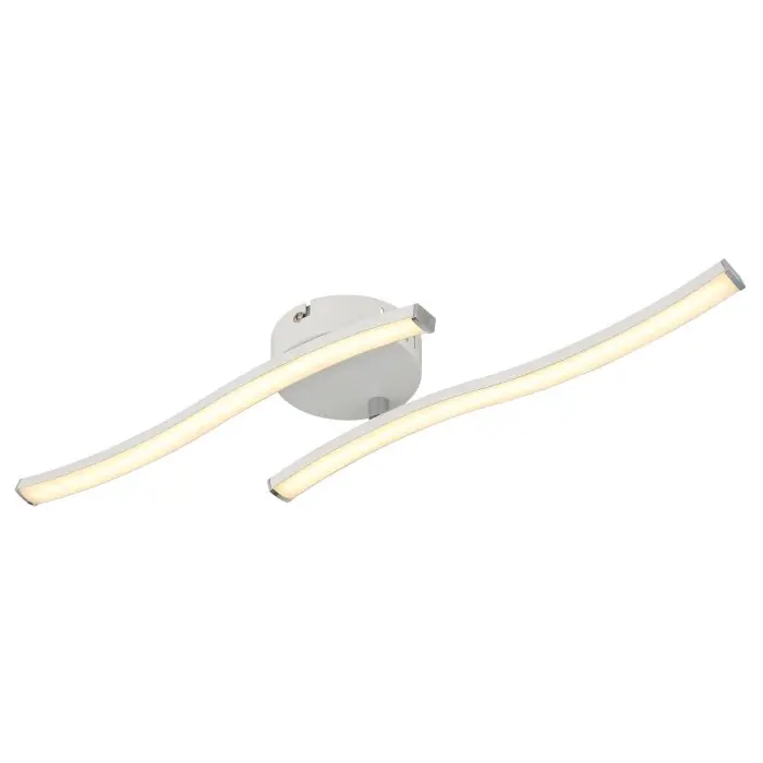 Favoriet Globo Tyler Plafondlamp LED Wit, 1-licht