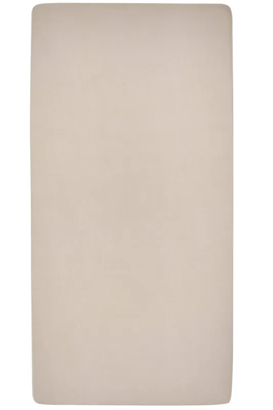 Meyco katoenen wieg hoeslaken 40x80/90 cm sand Laatste Versie