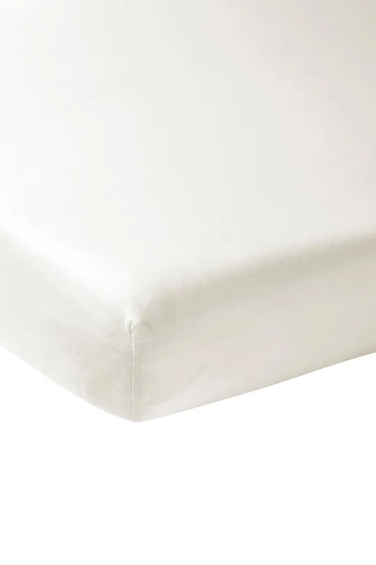 Meyco katoenen jersey wieg hoeslaken 50x90 offwhite Finale Uitverkoop