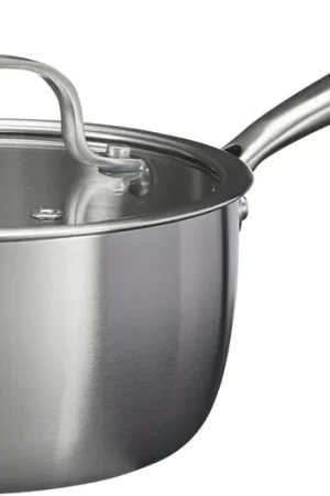 Populair Cookinglife Steelpan met Glazen Deksel Signature Steel - RVS - ø 17.5 cm - geschikt voor alle warmtebronnen