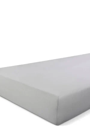 Lage Prijs Walra jersey hoeslaken - lichtgrijs (tot 30 cm) (200/210 cm)