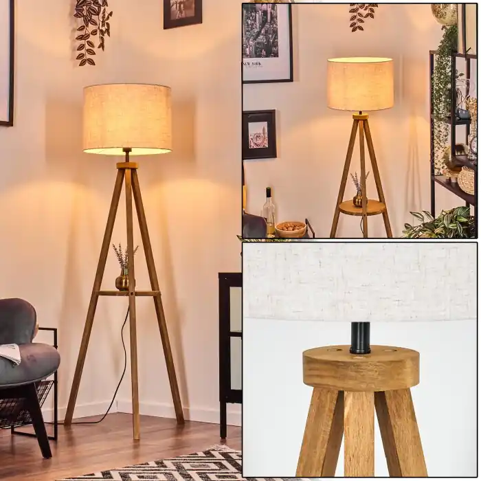 Bassagoda Staande lamp Natuurlijke kleuren, 1-licht Tijdelijk Beschikbaar