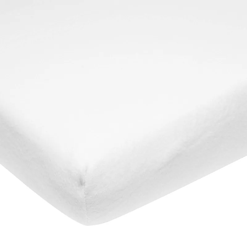 Snelle Levering Meyco katoenen molton stretch hoeslaken 50x90 cm wit