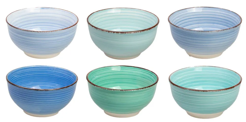 Cookinglife Kleine kommen Delice Blauw ø 12 cm - 6 stuks Betaalbaar