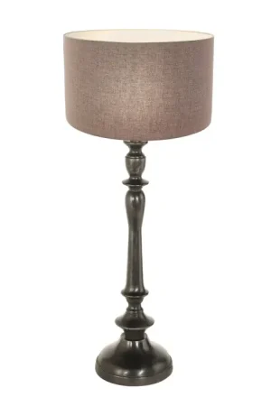 Aanbieding steenhouwer Bois Tafellamp Zwart, 1-licht